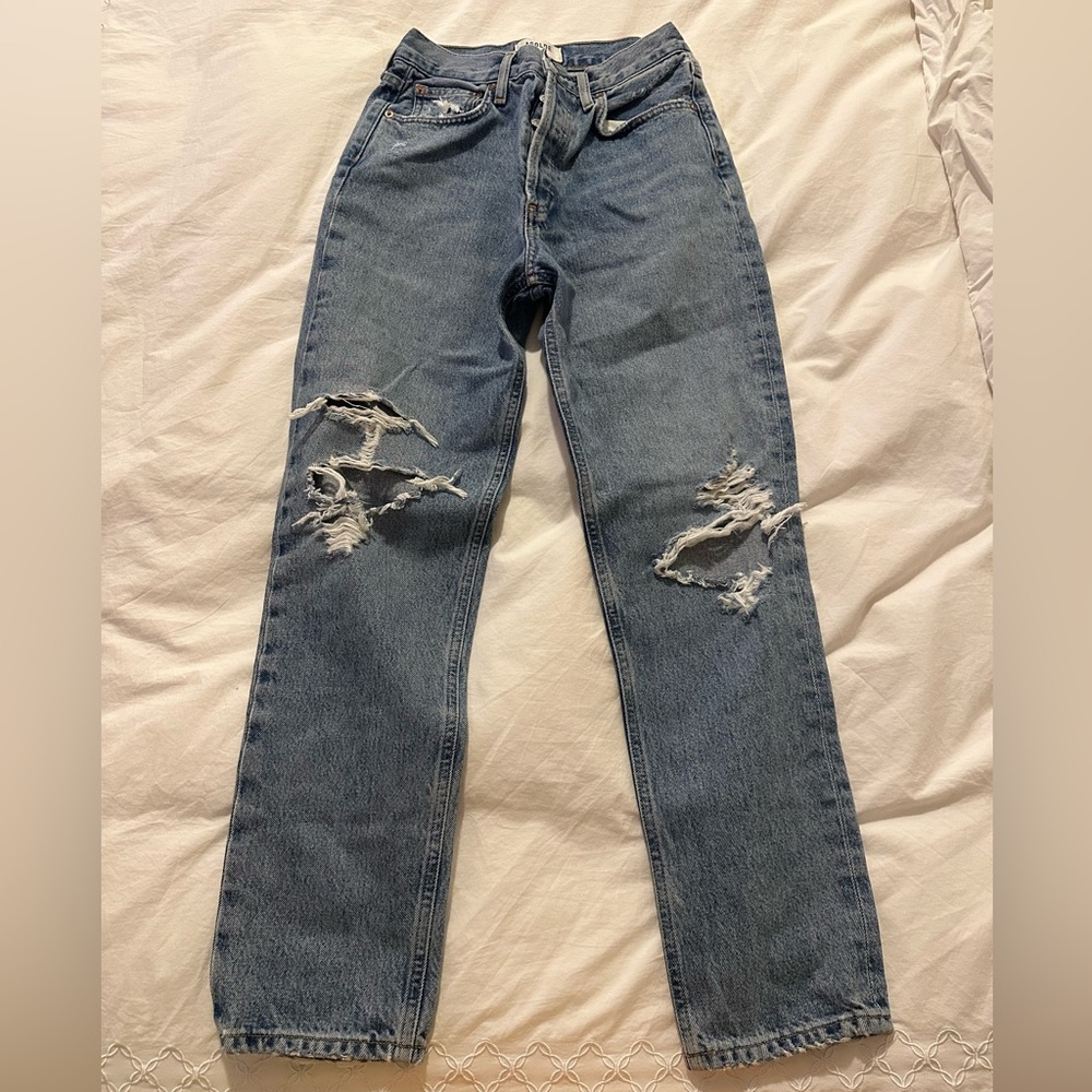 Agolde Light Blue “Fen” Denim Jeans- like new